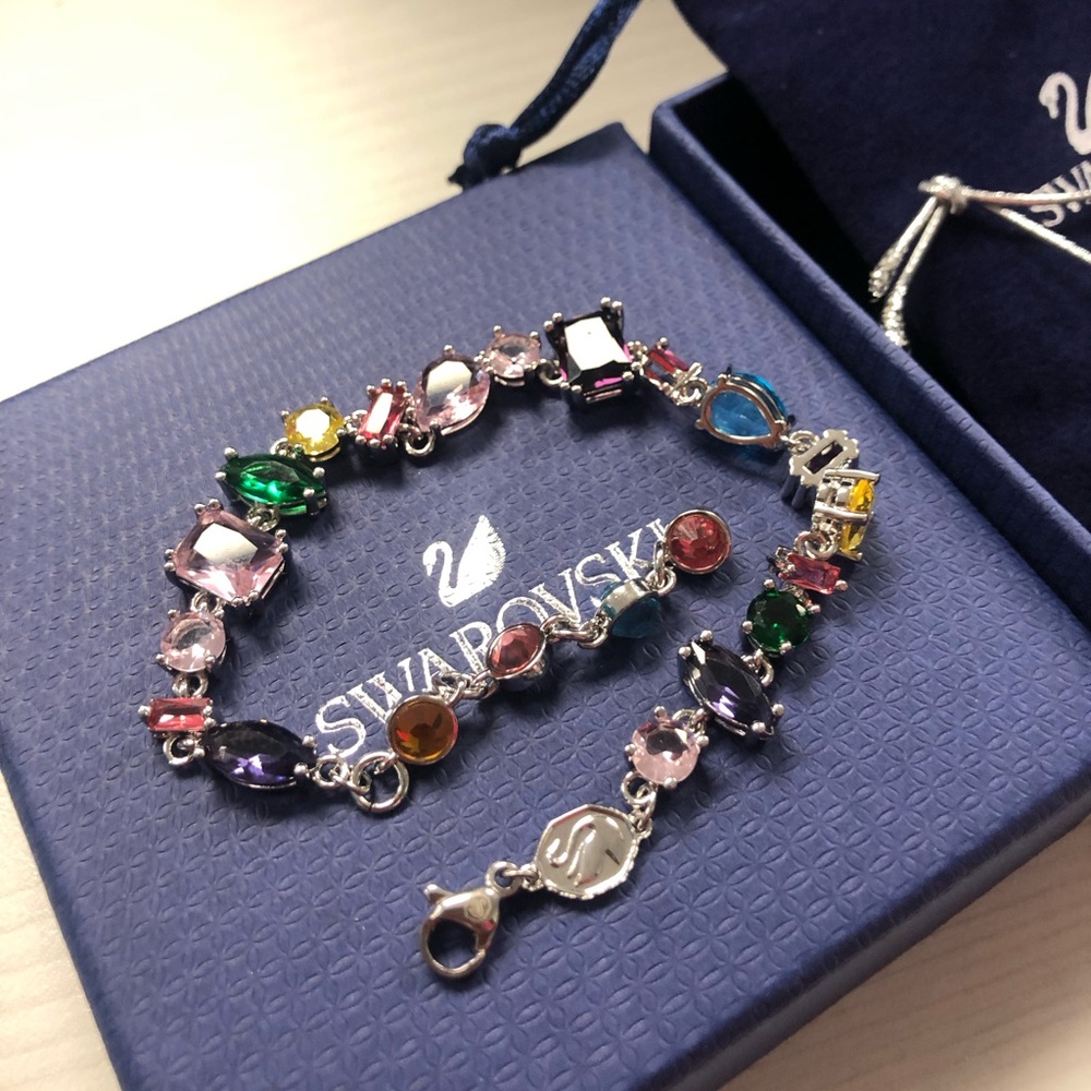 Swarovski Multicolor Crystals Gemma Bracelet